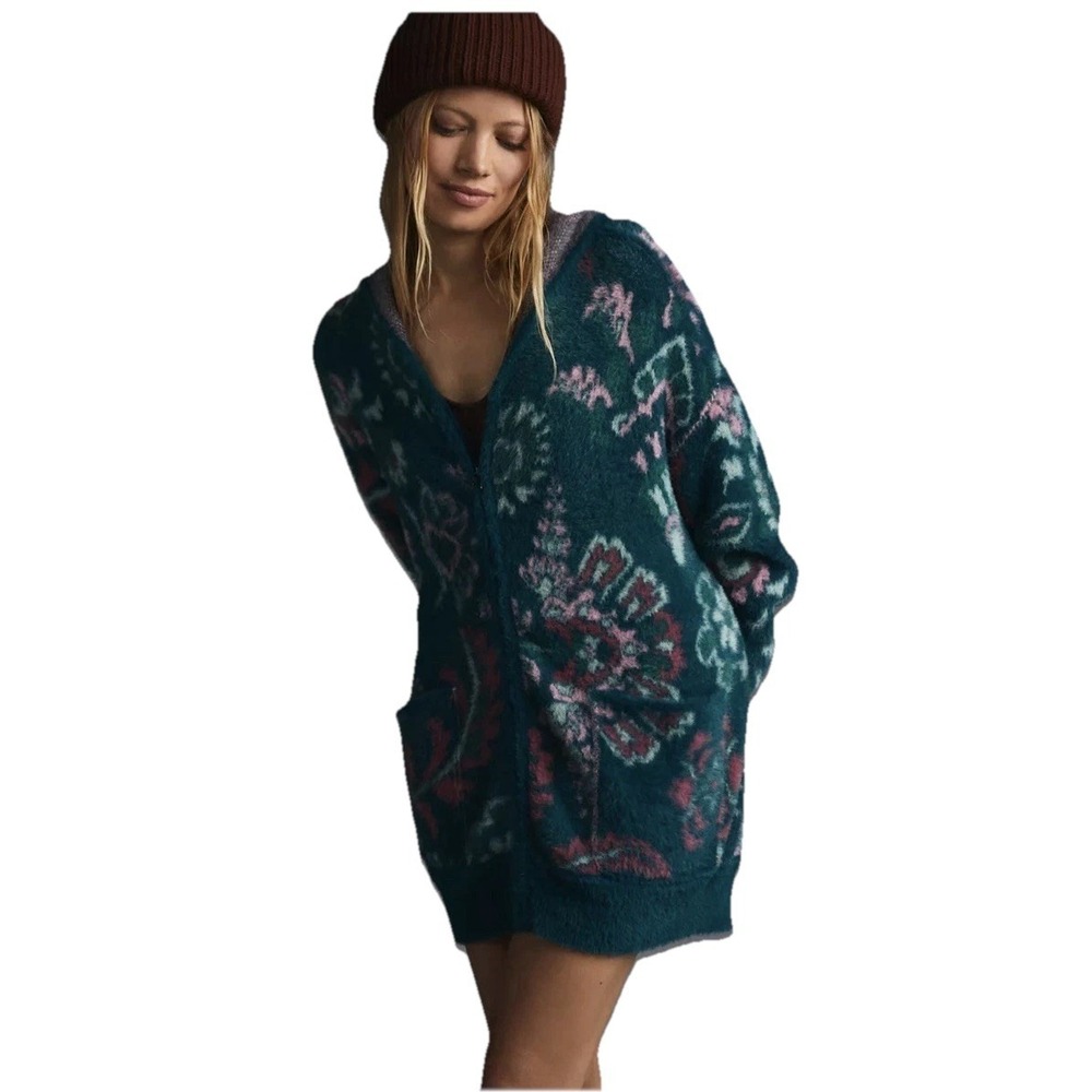 Daily Practice Fleece Zip Up Hoodie Sweater Oversized Thick Pockets Fuzzy Large